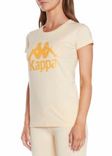 Kappa Authentic Westessi T Shirt (Beige/Orange) 304JQQ0