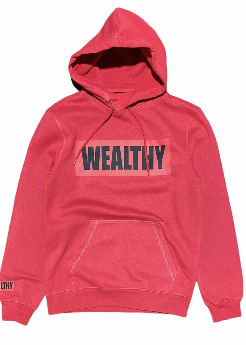 Wealthy Hoodie (Red/Black)