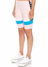 Kappa Authentic Football Eve Bike Shorts (Pink/White/Blue)