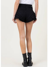 Vibrant Stacked Shorts (Black) ES1907