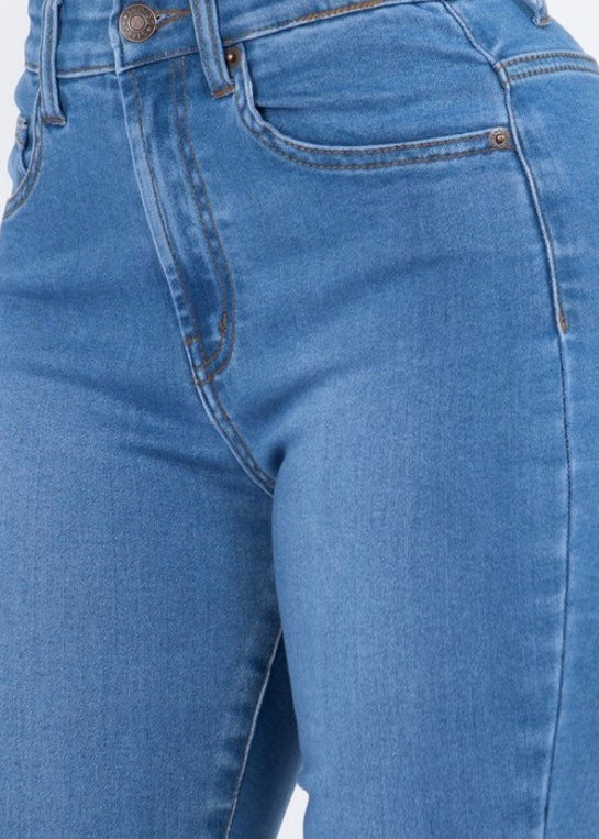 American Bazi High Waist Distressed Skinny Jeans (Blue) TJH-6096