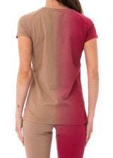 Kappa Authentic Jambi T Shirt (Brown/Red) 33152QW