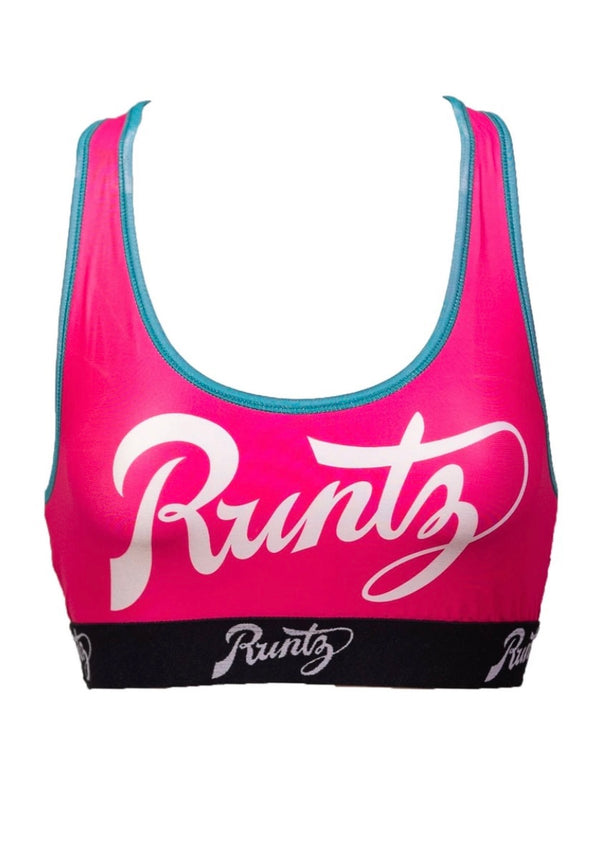 Runtz Script Sports Bra (Pink)