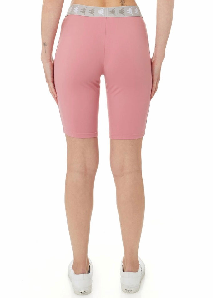 Kappa 222 Banda Fuig Bike Shorts (Pink/Grey) 32156PW