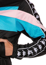 Kappa Authentic Football Esta Track Jacket (Black/Blue/Pink) 3116LRW