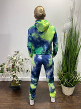 Top Fashion 2 Piece Tie Dye Set (Green) GQ-100TD