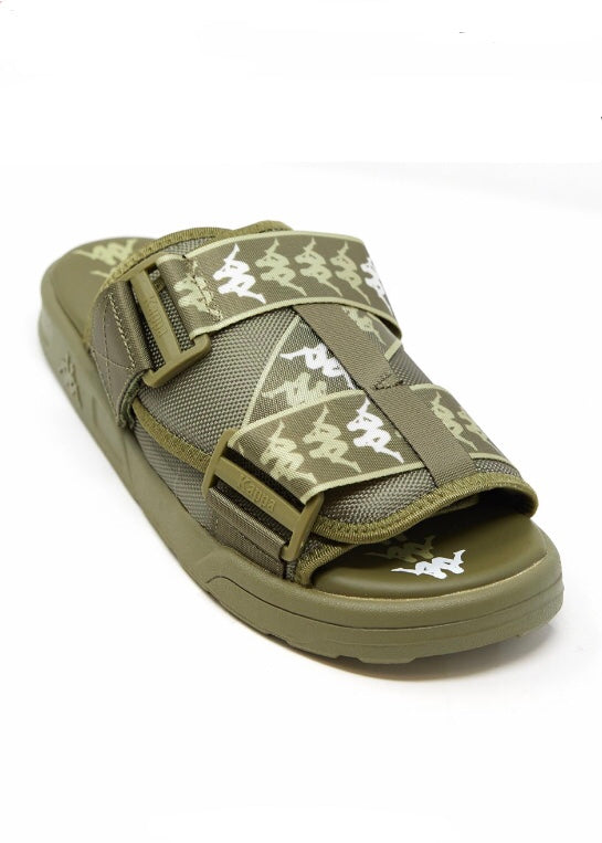 Kappa 222 Banda Mitel 1 Sandals (Green/Olive/White) 304KUQ0