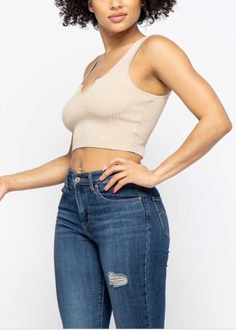 Hera Collection SLVLS Crop Top (Stone) 22381