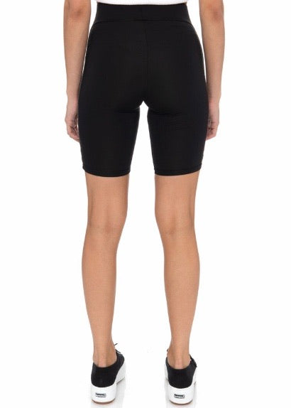 Kappa 222 Banda Cartin Bike Shorts (Black/White) 37145YW