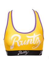 Runtz Script Sports Bra (Gold)