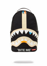 Sprayground Bite Me Shark Backpack (Black) 910B3403NSZ