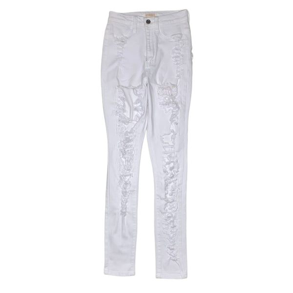 Aphrodite High Rise Skinny Jeans (Overdye White) AP40098