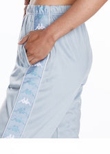 Kappa 222 Banda Wrastory Trackpants (Baby Blue/White) 38127KW