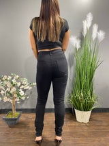 Aphrodite High Rise Skinny Jeans (Black) AP4256