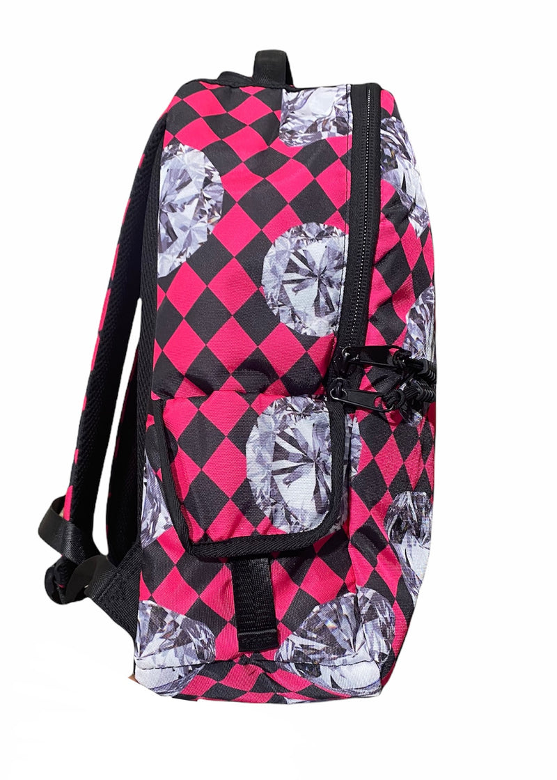 Street Approved Pink Diamonds Backpack