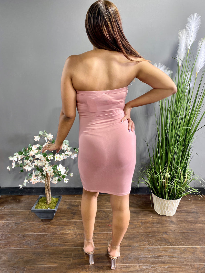 Capella Tube Dress (Mauve) BD2124