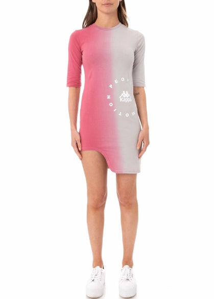 Kappa Authentic Sidempuan Dress (Pink/Grey) 35161NW