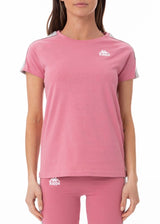 Kappa 222 Banda Bayamon T Shirt (Pink/Grey) 33153FW